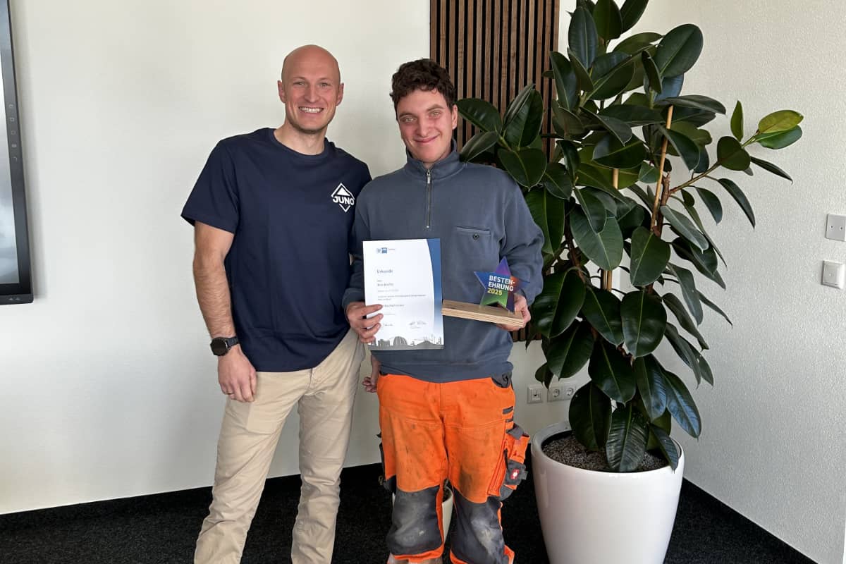JUNO-Bau - Jahrgangsbester 2025